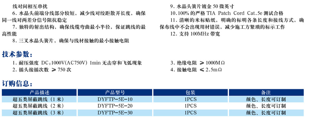 超五類屏蔽跳線(圖2)